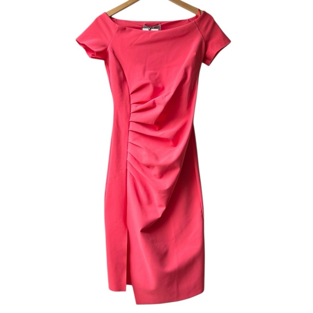 NWT $695 Chiara Boni La Petite Robe Devis Dress in Pink Red Sz 8 - Picture 4 of 16